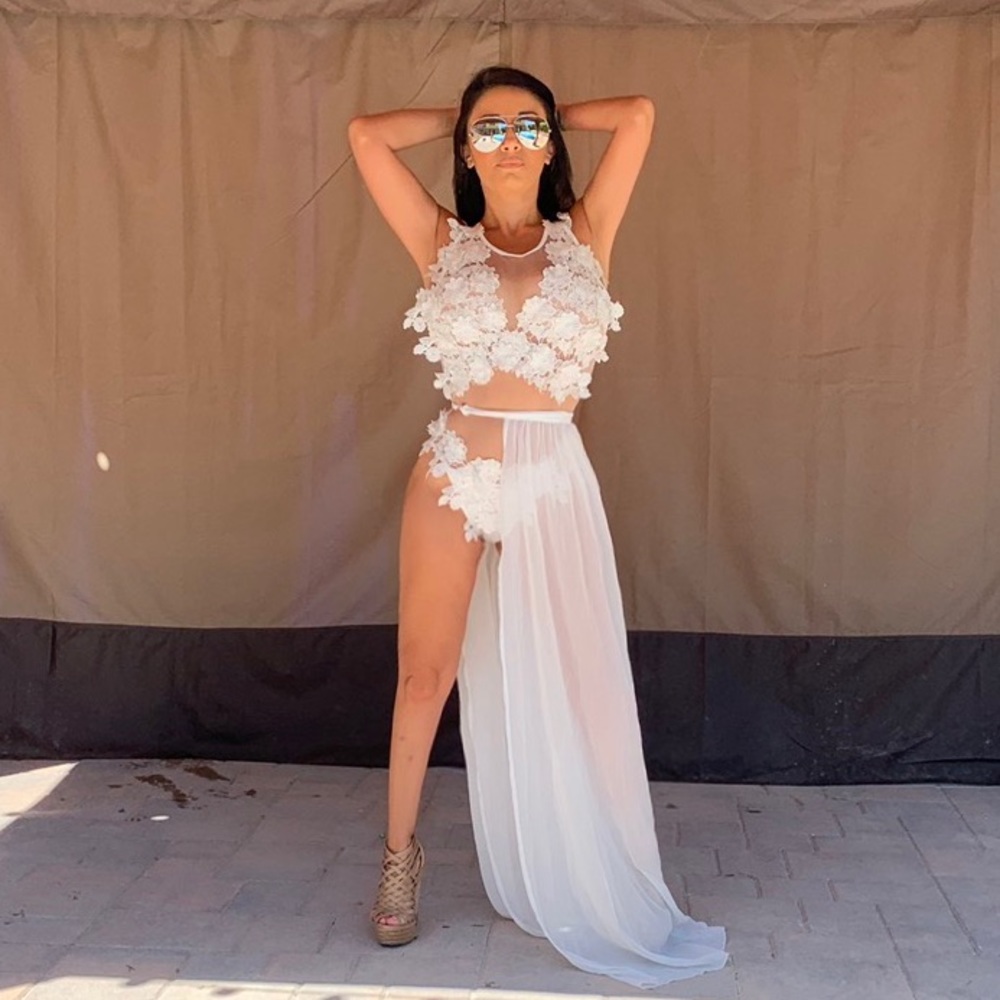 Summer Goddess 2 Piece - Bathing Suit & Skirt